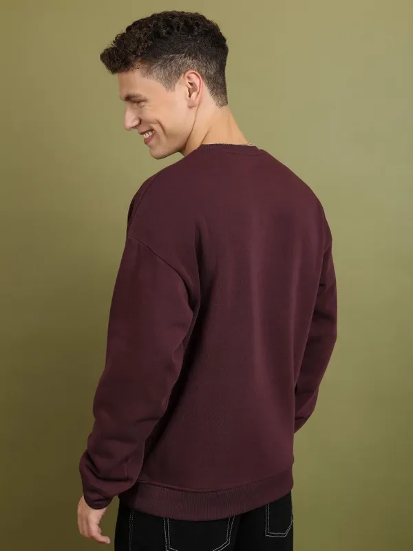 Men Solid Sweatshirt