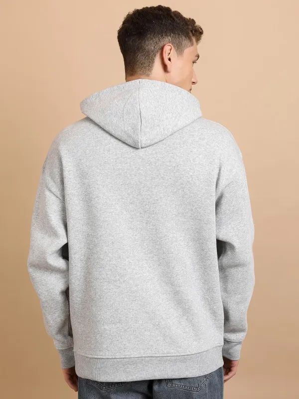  Highlander Men Grey Hood Pullover Sweatshirts