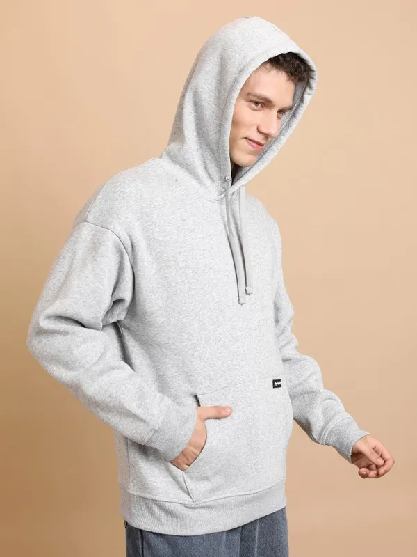  Highlander Men Grey Hood Pullover Sweatshirts