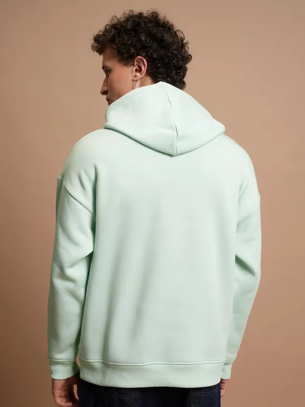  Highlander Men Green Hood Pullover Sweatshirts