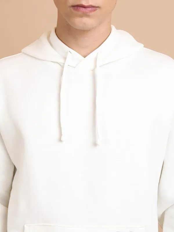 Men Solid Oversized Fit Sweatshirt