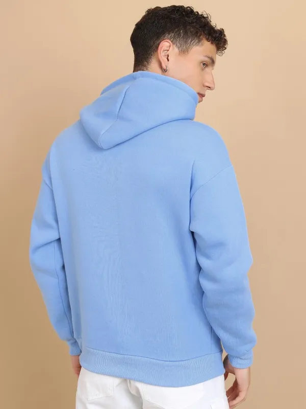  Highlander Men Blue Hood Pullover Sweatshirts