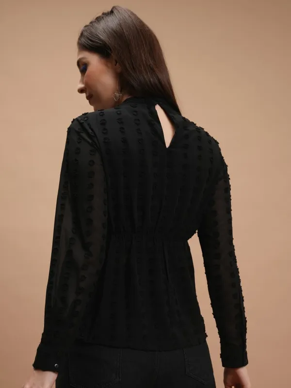 Self Design Peplum Top