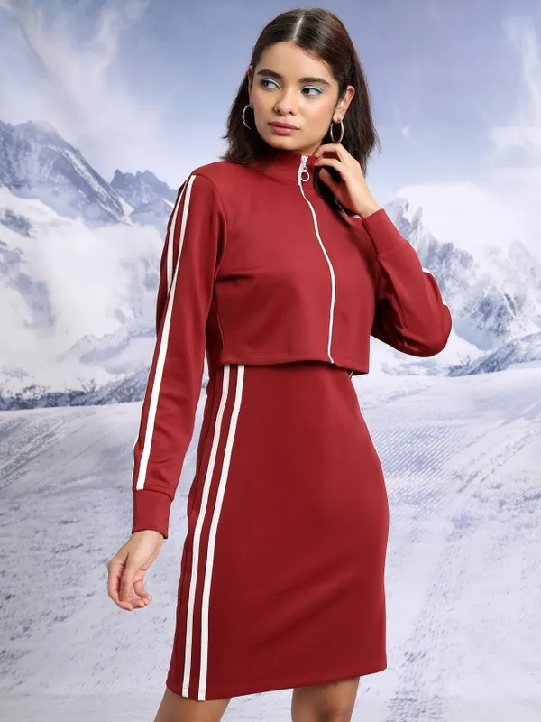 Women Jacket With Dress Co-Ords