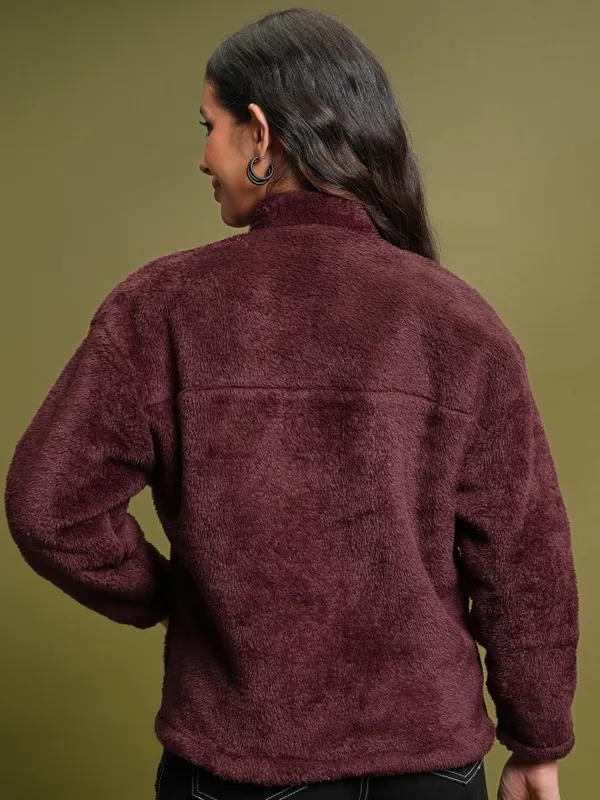  Tokyo Talkies Women Brown Open Front Jacket Jackets