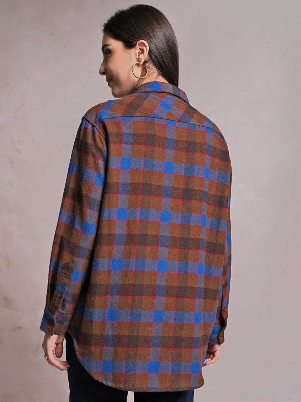 Women Checked Casual Shirt
