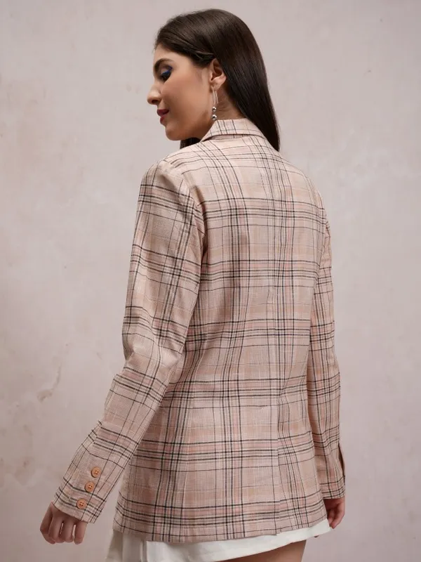  Tokyo Talkies Women Beige Blazers