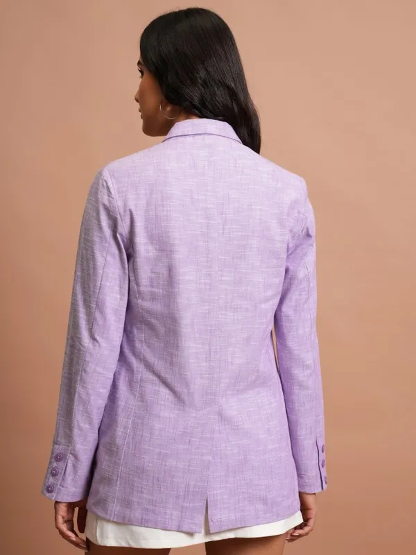 Tokyo Talkies Women Lavender Blazers