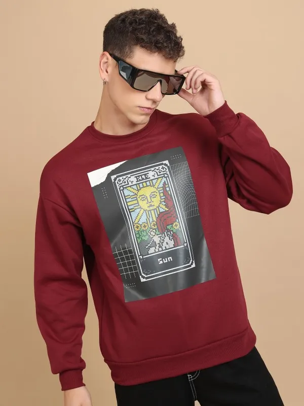 Men Printed Sweatshirt