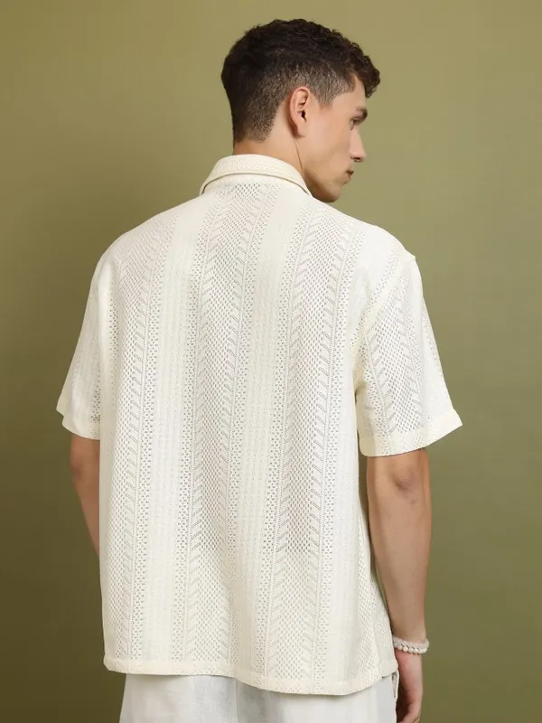 Men Oversized Fit Casual Shirt