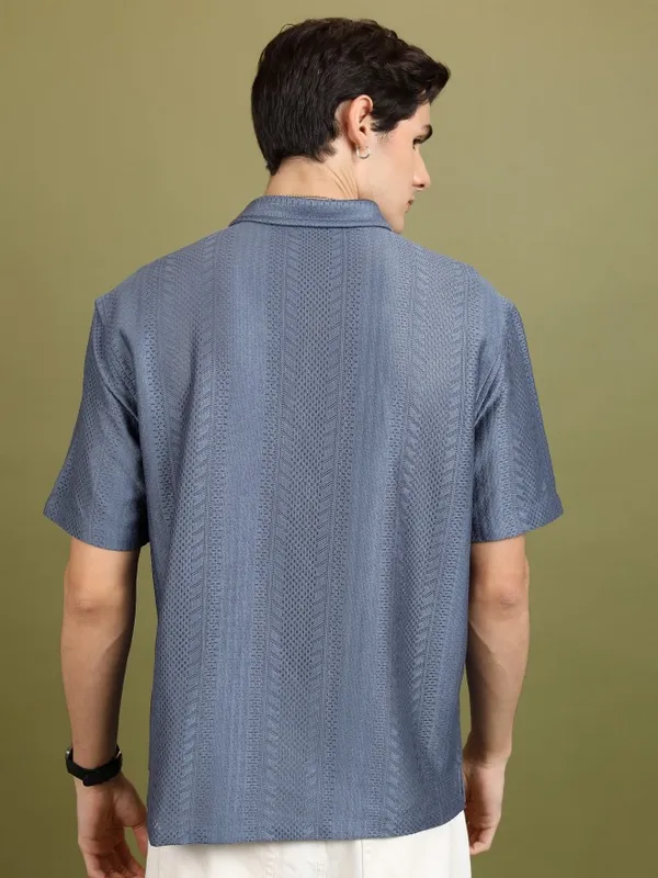 Men Oversized Fit Casual Shirt