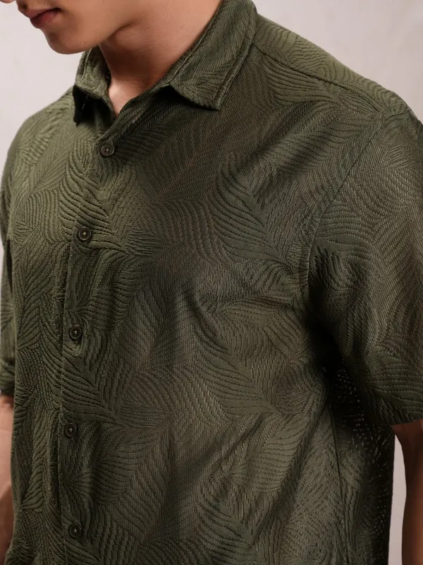 Men Oversized Fit Casual Shirt