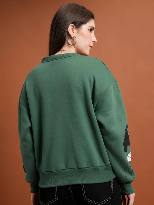 Women Printed Sweatshirt