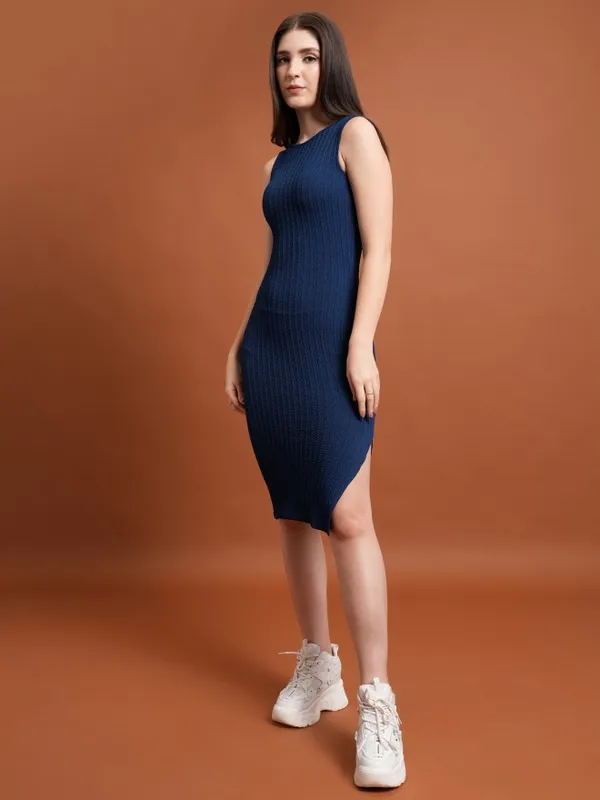 Solid Bodycon Dress