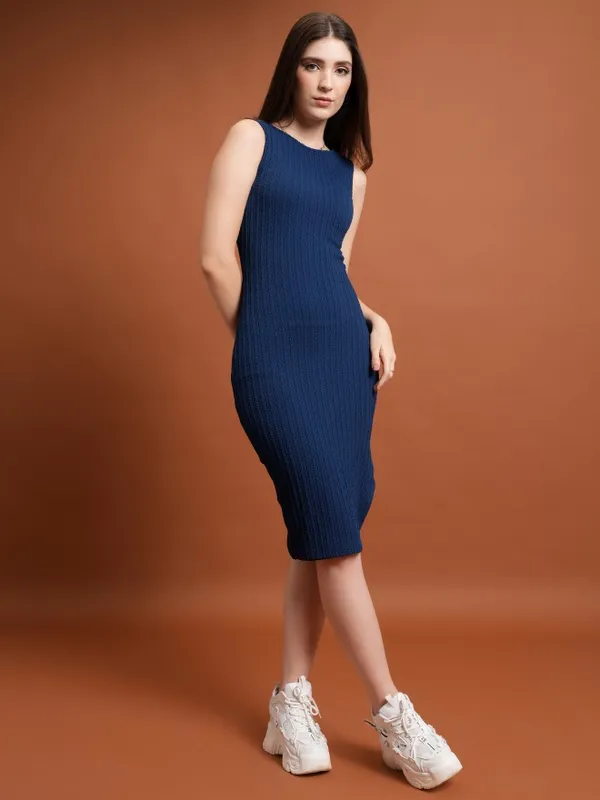 Solid Bodycon Dress