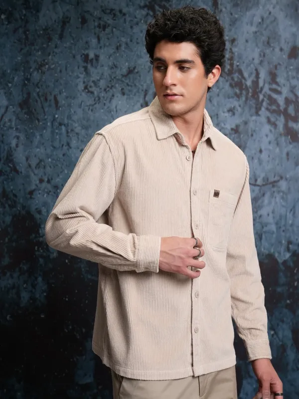 Men Oversized Fit Casual Shirt