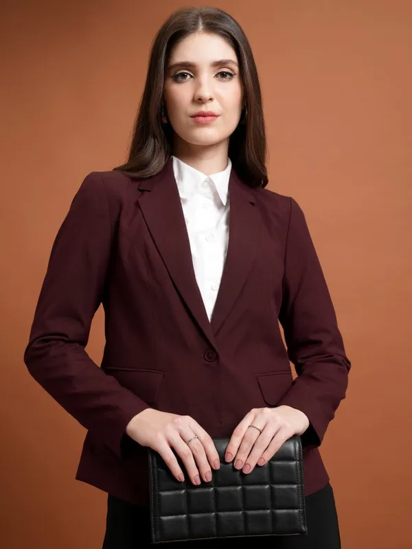Women Double-Breasted Blazer