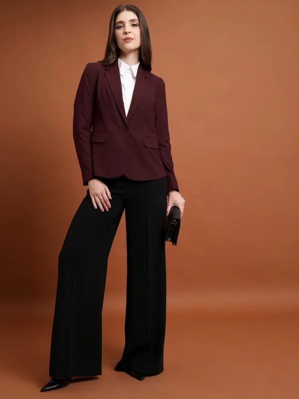 Women Double-Breasted Blazer