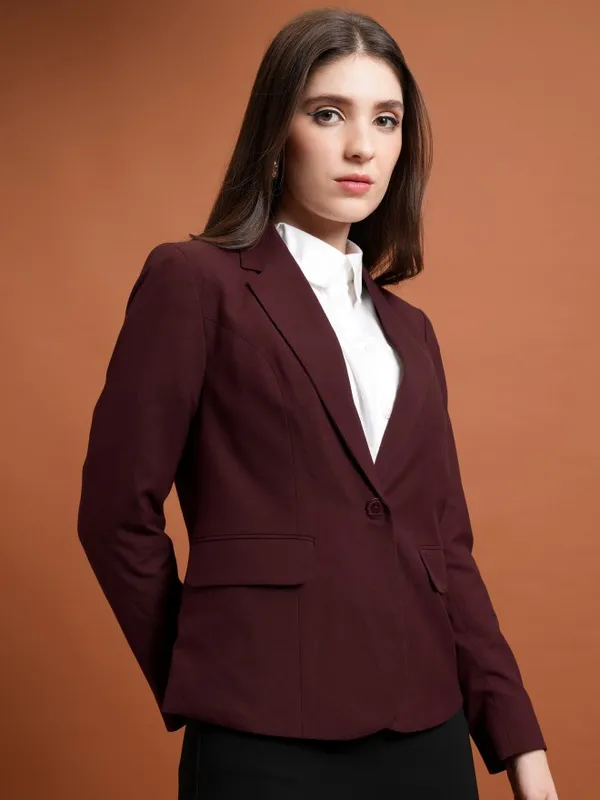 Women Double-Breasted Blazer