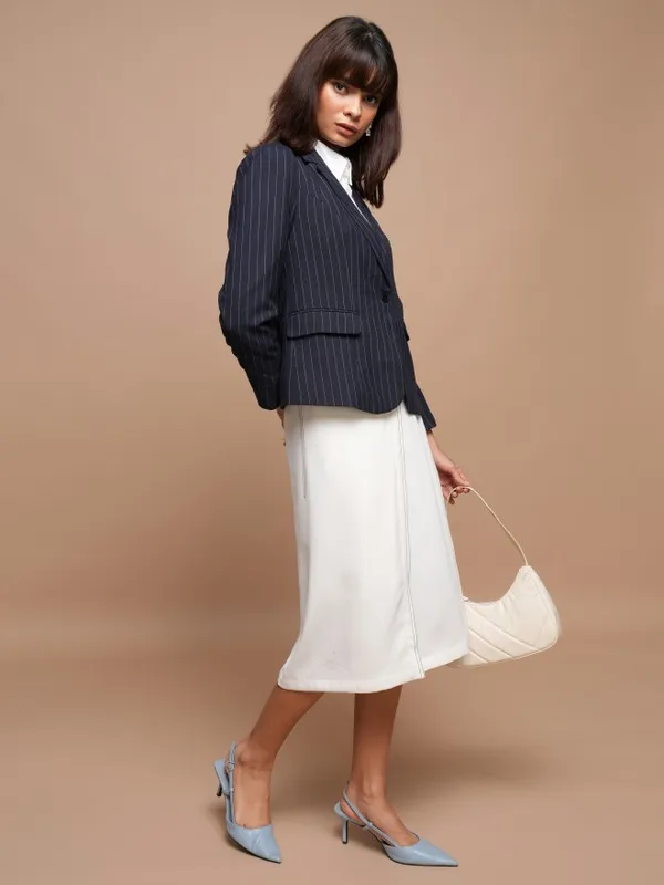 Striped Regular Fit Blazers