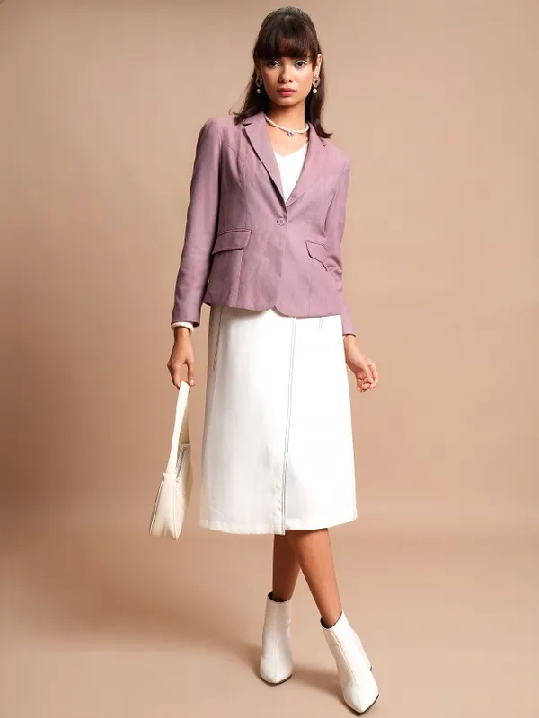 Women Double-Breasted Blazer
