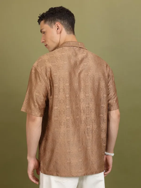 Men Oversized Fit Casual Shirt