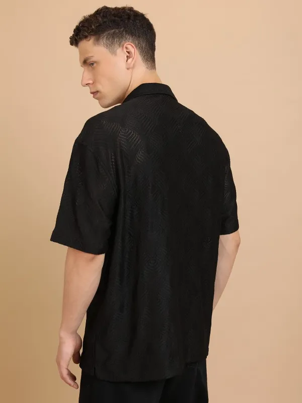 Men Oversized Fit Casual Shirt