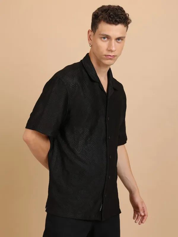 Men Oversized Fit Casual Shirt
