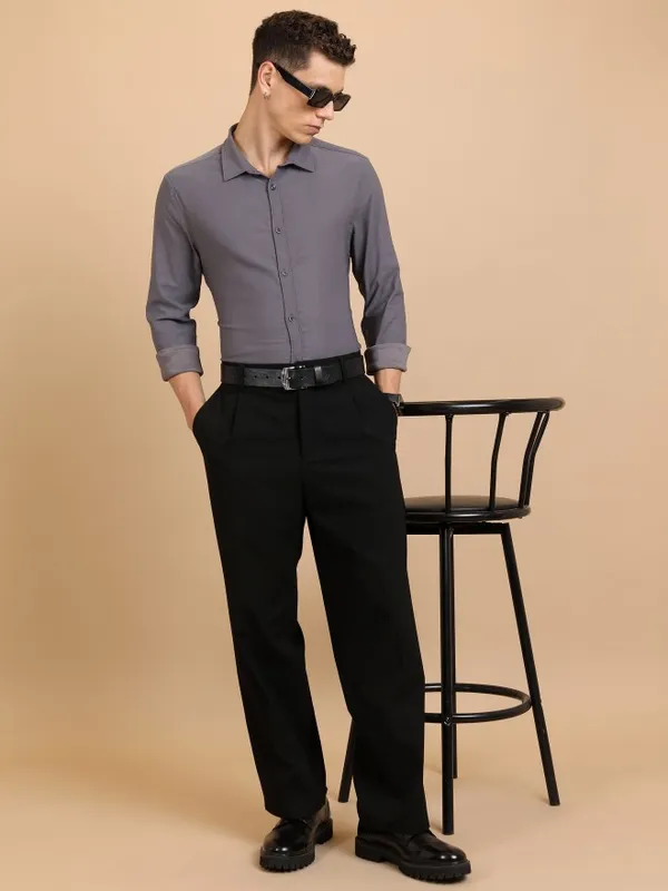 Men Slim Fit Casual Shirt