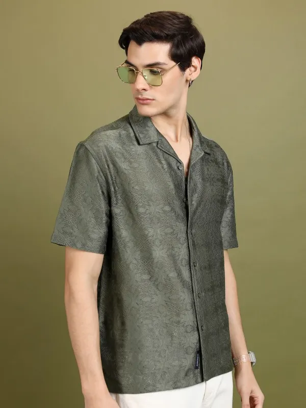 Men Oversized Fit Casual Shirt