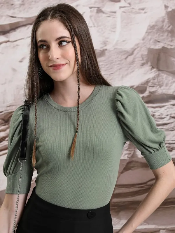 Solid Fitted Top