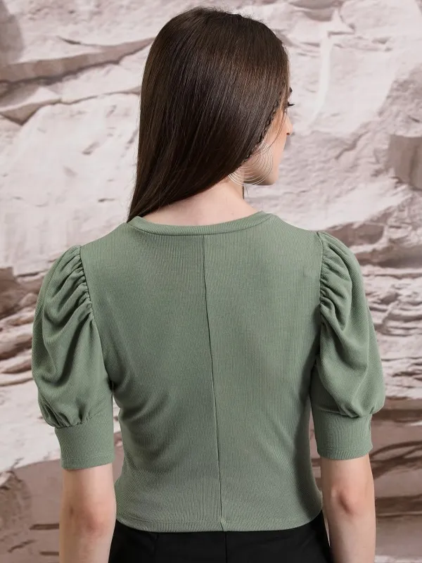 Solid Fitted Top