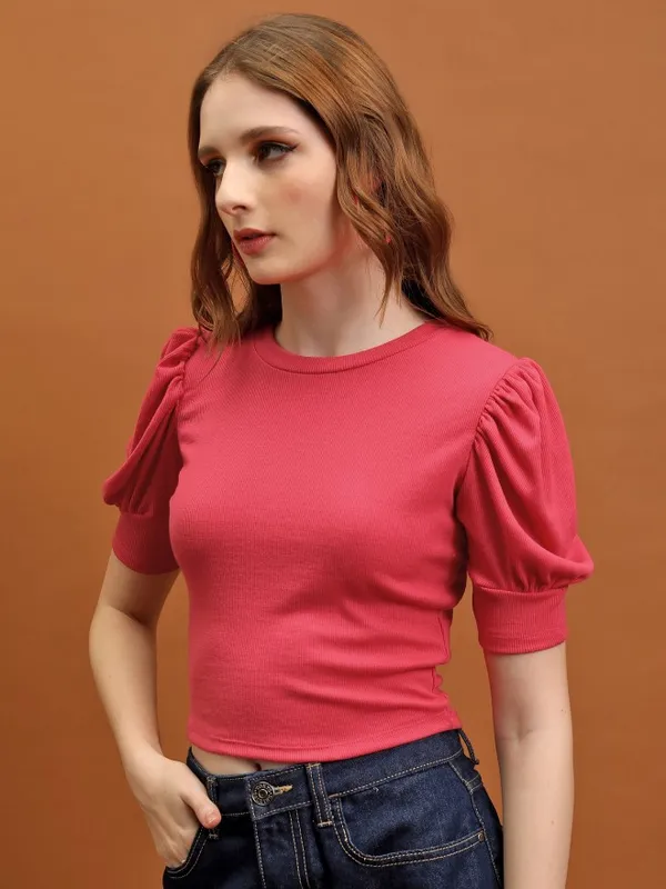 Solid Fitted Top