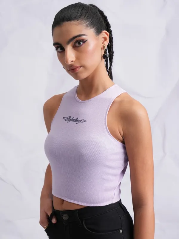 Printed Fitted Top