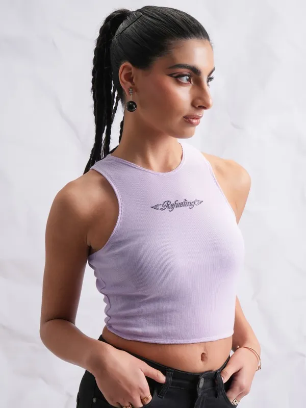 Printed Fitted Top