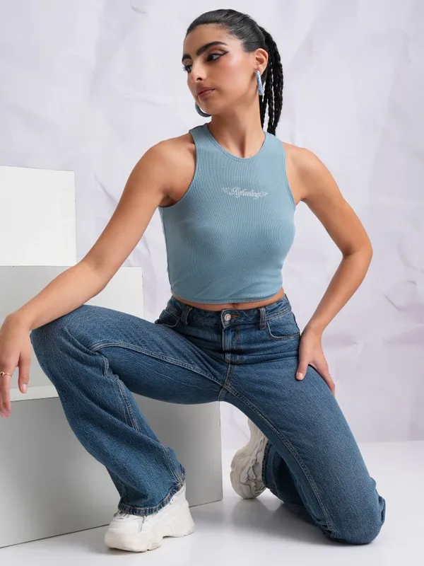 Printed Fitted Top