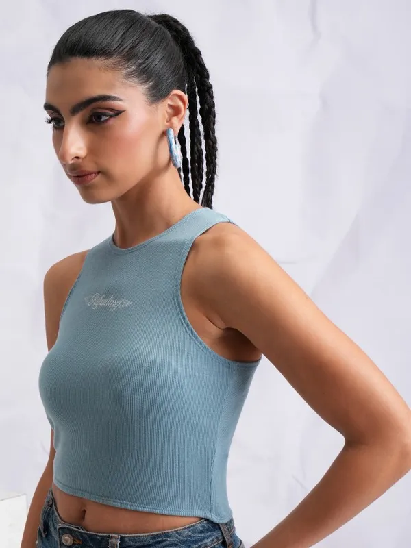 Printed Fitted Top