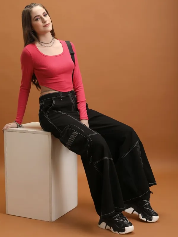 Solid Fitted Top