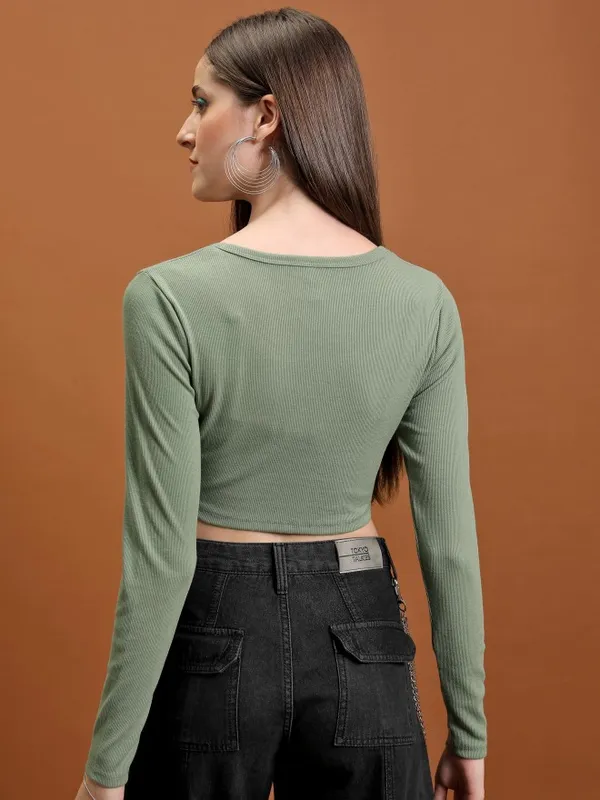 Solid Fitted Top