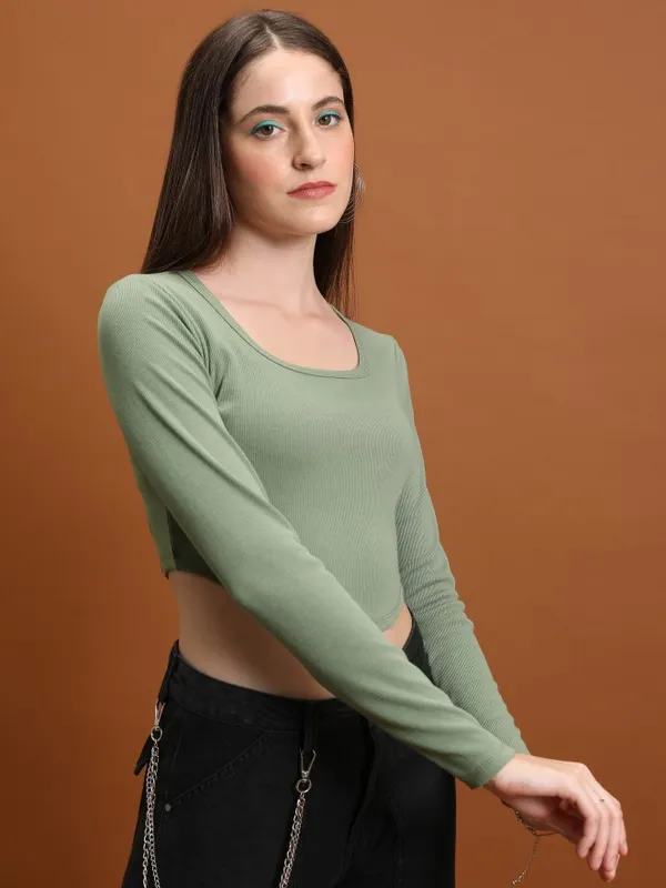 Solid Fitted Top