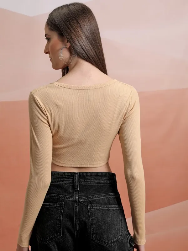 Solid Fitted Top