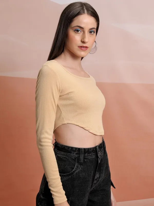 Solid Fitted Top