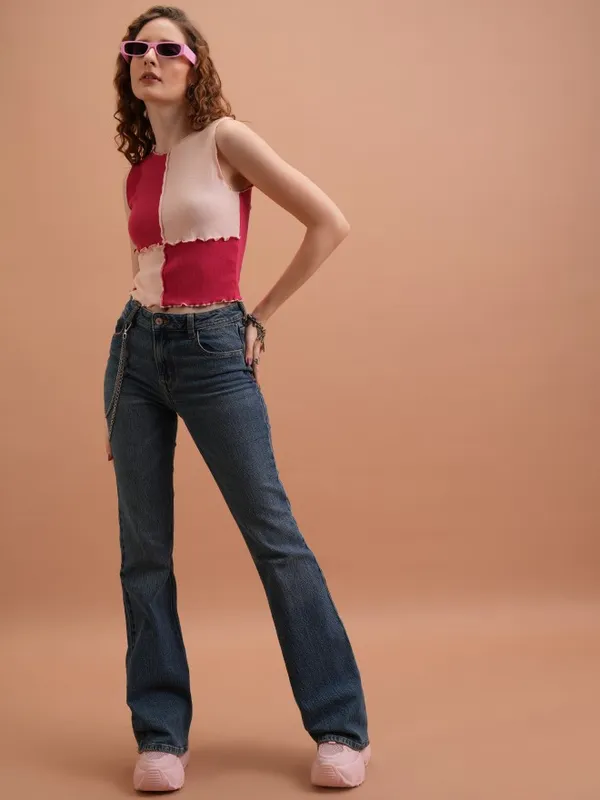 Solid Fitted Top