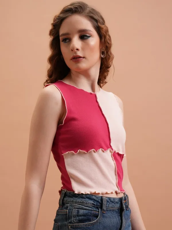 Solid Fitted Top