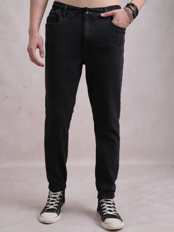  Highlander Men Grey Slim Fit Clean Look Jeans
