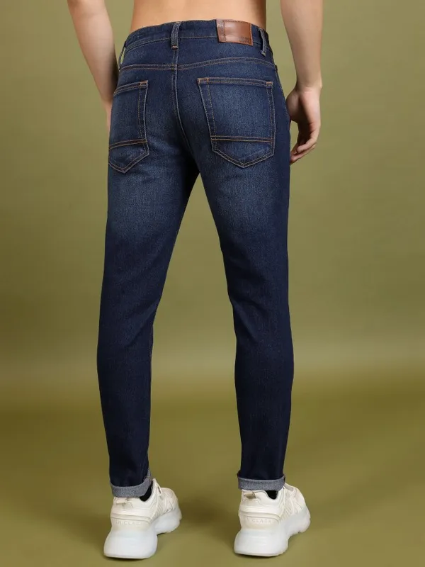  Highlander Men Blue Slim Fit Clean Look Jeans