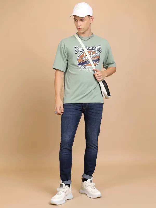  Highlander Men Blue Skinny Fit Clean Look Jeans