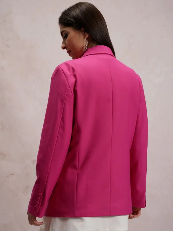  Tokyo Talkies Women Pink Blazers