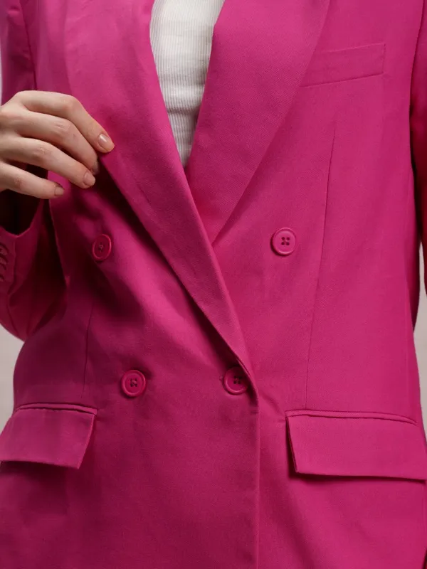  Tokyo Talkies Women Pink Blazers