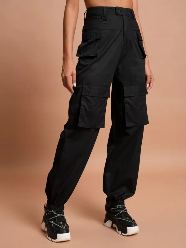 Solid Regular Fit Joggers